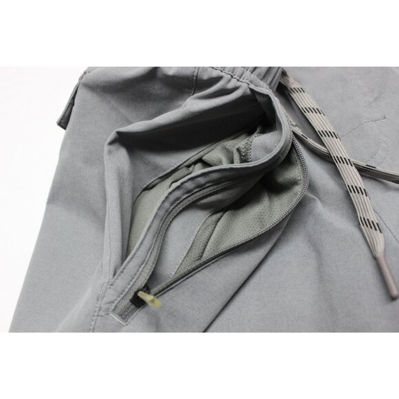 L.L. Bean men's gray elastic waist standard fit tapered leg multisport joggers L - Picture 13 of 14